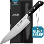 Cutluxe Chef Knife – 8" Razor Sharp Blade, Ergonomic Handle Design, Full Tang High Carbon German Steel – Artisan Series