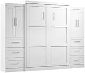 Bestar Pur Queen Murphy Bed with Wa