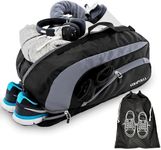 STRAPVILLA Gym Bags for Men and Women | Stylish Duffle Bag with Shoe Compartment | Ideal Gym Bag for Men | Versatile Gym Bags for Women | Sports Bag for Men and Boys - Gym Duffle Bag for Men's Workout