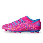 NIVIA ASHTANG 2.0 Football Studs for Men | High-Performance Football Shoes | Soccer Studs | Football Sports Shoes | (Floro Pink) | UK09