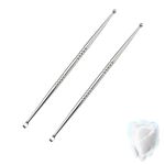 HAICN 2Pcs Professional Tonsil Stone Remover Tool Stainless Steel Oral Cleaner Get Rid of Bad Breath Tool Scraper Stones Cleaner Premium Clean Care Tool