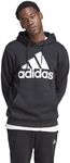 adidas Sportswear Essentials Fleece Big Logo Men's Hoodie, Black, XX-Large