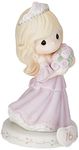 Precious Moments 162015 Birthday Gifts, Growing in Grace, Age 16", Bisque Porcelain Figurine, Blonde Girl