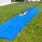 Squirrel Products Backyard Blast Big Waterslide 30' x 6' - Easy to Setup - Extra Thick to Prevent Rips & Tears