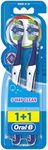 Oral-B Complete 5 Way Clean Manual Toothbrush Medium, 2 Pieces