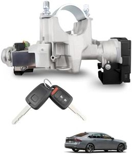 Ignition Switch Lock Cylinder Housing Assembly with 2 Keys Fit for Honda Accord L4 2.0L 2014-2017, Fit for Honda Accord L4 2.4L V6 3.5L 2013-2017, Replacement 39730-T2A-A0