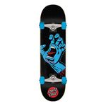 SANTA CRUZ 8.0" x 31.25" Skateboard Complete - Screaming Hand Full, Black