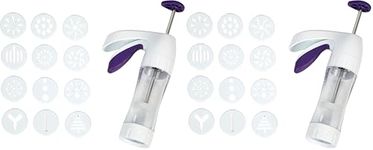 Wilton 2104-2627 Cookie Press Simple Success EFS, Multicolored, 13-Piece (Pack of 2)