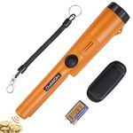 HOMPO Metal Detector Pinpointer - Fully Waterproof Handheld Pin Pointer Wand, High Accuracy Professional Search Treasure Pinpointing Finder Probe