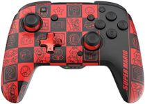 PDP Official Wireless Deluxe Controller Nintendo Switch GLOW - Super Icons