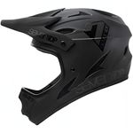 7 iDP M1 MTB Mountain Bike Full Face Lightweight Vented Bicycle Helmet (Black, Youth Medium)