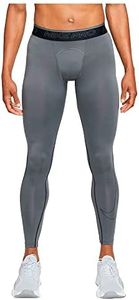 Nike Men's Pro Dri-FIT Tights, Iron Grey/Black/Black, Small