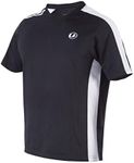 Ultega Men's Sporty Team Shirt, Black, Large