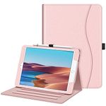 FINTIE Case for iPad 9th / 8th / 7th Generation (2021/2020/2019) 10.2 Inch - [Corner Protection] Multi-Angle Viewing Stand Cover with Pocket & Pencil Holder, Auto Wake Sleep, Rose Gold