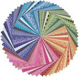 Fun Express Scrapbook Paper Books - Vibrant 12 X 12 Rainbow Paper Pack Scrapbook Kits for Adults and Kids - Crafts with 100 Sheets, Acid-Free, Unleash Your Imagination with Scrap Book Paper Sheets