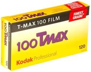 Kodak Professional T-Max 100 Black and White Negative Film (120 Roll Film, 5-Pack) - 8572273