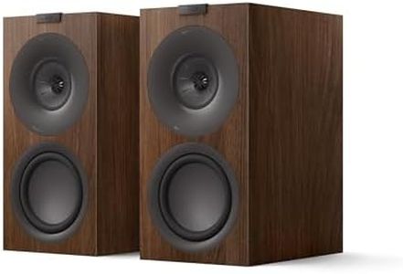 KEF Q Concerto Meta Three-Way Bookshelf Speaker (Walnut, Pair)