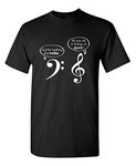 You are Nothing But Treble Graphic Novelty Sarcastic Funny T Shirt 2XL Black