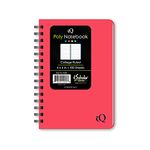 iScholar Double Wire Poly Memo Book, 6 x 4, Side Open, Color will Vary (94640)