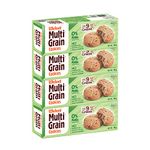 Weleet® Multi Grain Digestive Cookies | Home/ Office Snack | Free of White Flour & Refined Sugar & No Preservatives | Made With Jaggery & Goodness of 9 Grains or Navadhanya (Multi Grain Cookies) - Pack of 4, 360 gm