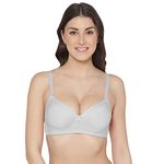 Joomie Level 3 Push-up Bra| Non-Wired/Wire-Free| Heavily Padded Bra (J-71035-GRY-34B) Grey