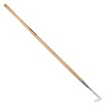 Berry&Bird Long Handle Crack Weeder, 63" Stainless Steel Garden Crevice Weeding Sickle Tool, L-Shaped Grass Cutter Knife, Manual Weeder Puller Spatula for Garden, Lawn, Yard, Side-Walk, Patio