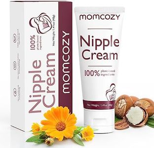 Momcozy Nipple Cream Safe for Breastfeeding, Plant-Based Ingredients, Lanolin-Free Nipple Balm, Soothing Cream, Breastfeeding Essentials for Nursing & Pumping Moms, 1.41 oz