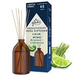 Glade Aromatherapy Reed Diffuser, Home Decor Essential Oils Diffuser Soothing Fragrance, Calm Mind with Italian Bergamot & Guatemalan Lemongrass, 80 ml