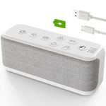 Sleep Sound Machine for Adults Kids, Portable White Noise Machine for Office Privacy & Noise Canceling, 42 Soothing Sound with Lullabies & Fan Sounds, Auto-Off Timer & 8-Level Volume Control