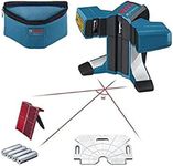 Bosch Professional Tile Laser GTL 3 (3 Lines, Range: up to 20m, 4X AA Batteries, Protective Bag)