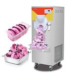 Kolice Commercial Water Ice Machine,Gelato Hard ice Cream Machine, Ice Cream Maker, Batch Freezer for Cafe Restaurant Hotel Dessert Shop and Ice Cream Machine