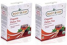 Root2leaf Organic Detox Tea For Boost Immunity, Used in or Lattes, Smoothies, Baking Pack of 2 (100 Gms)