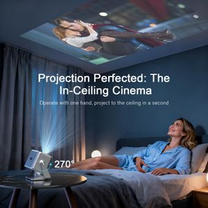 VOPLLS 4K Smart Projector – Home Theater WiFi Bluetooth