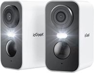 ieGeek Security Cameras Wireless Outdoor 2-Pack, 2K WiFi Surveillance Camera for Home Security, Battery Powered Security Cameras with Siren & Spotlight, AI Detection, IP65 Waterproof, Works with Alexa