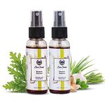 Seer Secrets Citronella, Garlic & Lemongrass Mosquito Deterrent Body Spray for Mosquito & Insects | Made with Essential Oils | Safe for Daily use 50ml Pack of 2