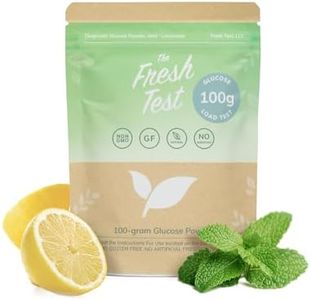 The Fresh Test, 100-gram Powder Drink Mix | Additive-Free, Non-GMO, Organic Ingredients | Mint Lemonade