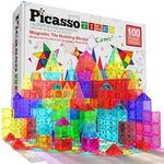 PicassoTiles 100 Piece Magnetic Pla