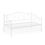 Furinno FDB222T-WH Angeland Carca Metal Daybed, Twin, White