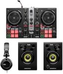 Hercules DJLearning Kit MK II including the DJ Inpulse 200 MK II controller, HD45 headphones and DJ Monitor 32 speakers