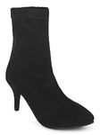 TRUFFLE COLLECTION Women's ST-1270 Black Suede Boots - UK 8