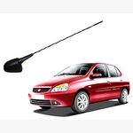 Auto Pearl - Vehicle Roof Mount Rubber Antenna Mast Flexible Car Antenna with Anti-Theft Design and Car Wash Safe - Black -Indigo