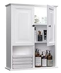 HAIOOU Bathroom Wall Cabinet with M