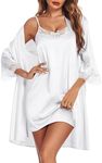 Ekouaer Sleepwear Women's Satin Nig