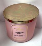 Bath & Body Works, White Barn 3-Wick Candle w/Essential Oils - 14.5 oz - New Core Scents! (Champagne Toast)