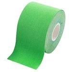 Kinesiology Tape, 5m 4 Roll of Elastic Muscle Support Tape, Improves Blood Circulation, Waterproof and Latex Free for Exercise, Sports & Injury Recovery (Green)