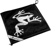 Frogger Golf Extra Large Amphibian Towel Golf Bag Rain Hood - Towel Cover Keeps Clubs and Grips Dry - Clean Clubs with Wet Exterior Towel - Dry Clubs and Grips with Interior Towel