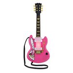 eKids Barbie Kids Guitar with Built-in Music and Whammy Bar, Musical Toy Guitar for Fans of Barbie Toys for Girls