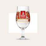 Madri Exceptional Beer Glass | Special Edition Madrid's Street Art | Pint to Brim 20oz | Nucleated Chalice Glass | Official Molson Coors Merchandise | Perfect for Your Home Bar or Mancave | 1 Glass