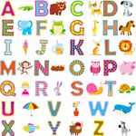 52PCS Alphabet & Animal Gel Decals Stickers, Thick Window Door Cling Decals Removable Reusable Stickers for Kids Toddlers Home Classroom Nursery Animal Theme Party Supplies Decorations (Not Edible)