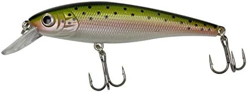 Trout Magnet Trout Crank Fishing Lure, Rainbow, 2.5"